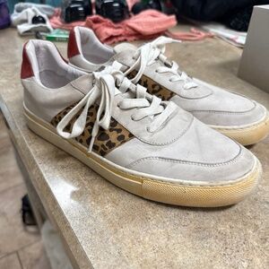 Chocolat Blu Move sneakers with leopard and red